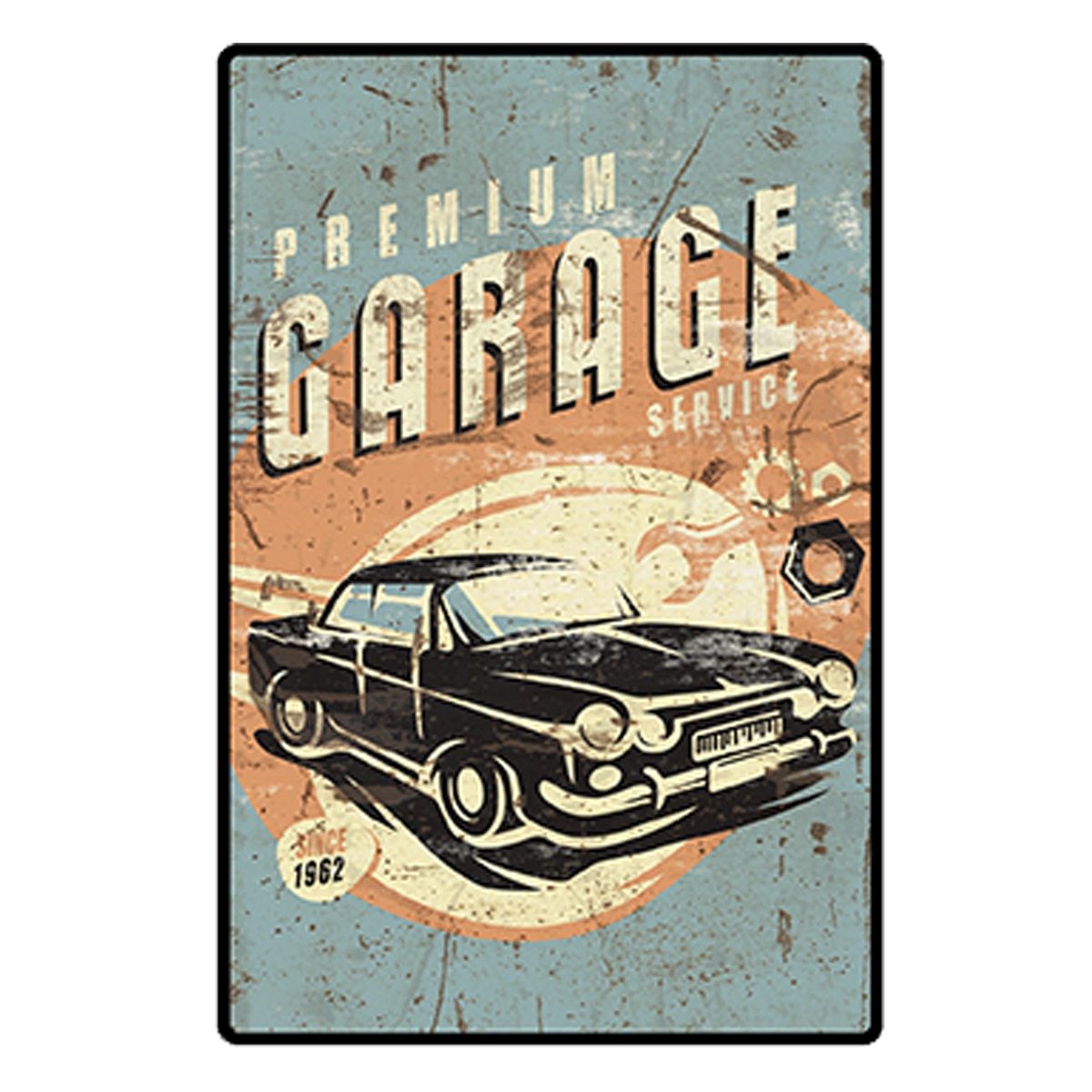 Placa Decorativa - Premium Garage