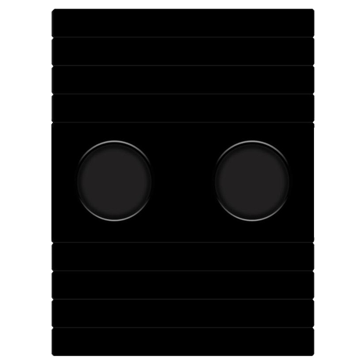 Bandeja Flexível 3mm com Porta Copos - Cor Preto