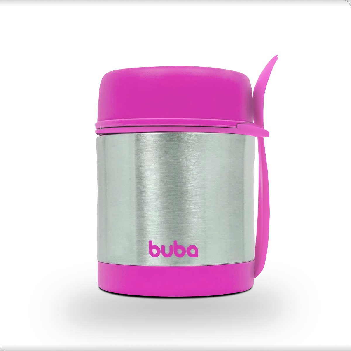 Pote Térmico Inox Buba Cor Rosa