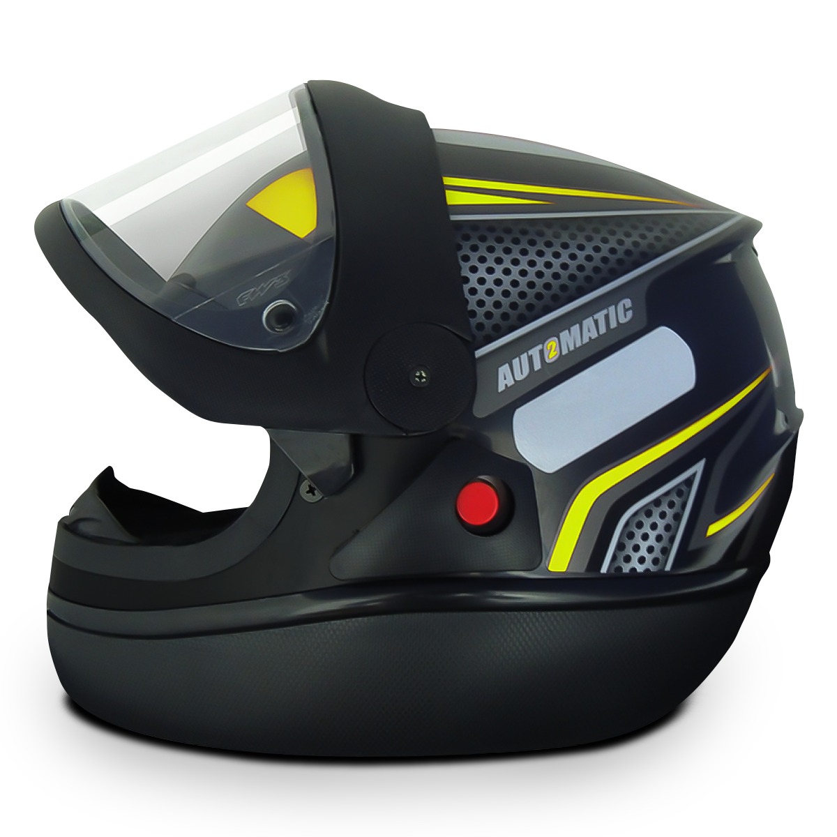 Capacete Automatic Amarelo Tamanho 58