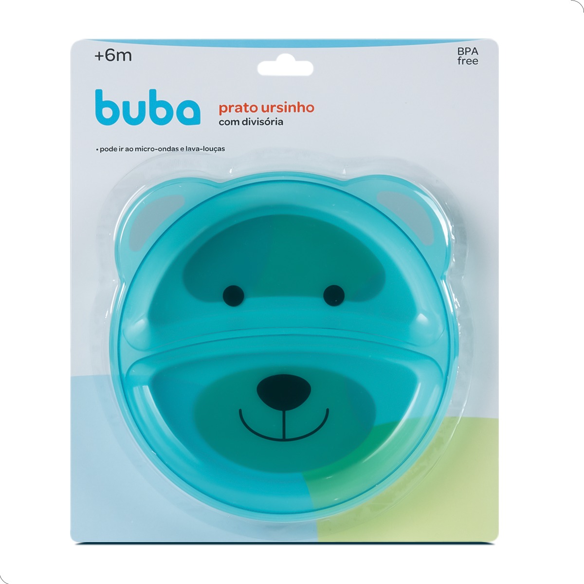 Prato Ursinho com Divisoria Azul